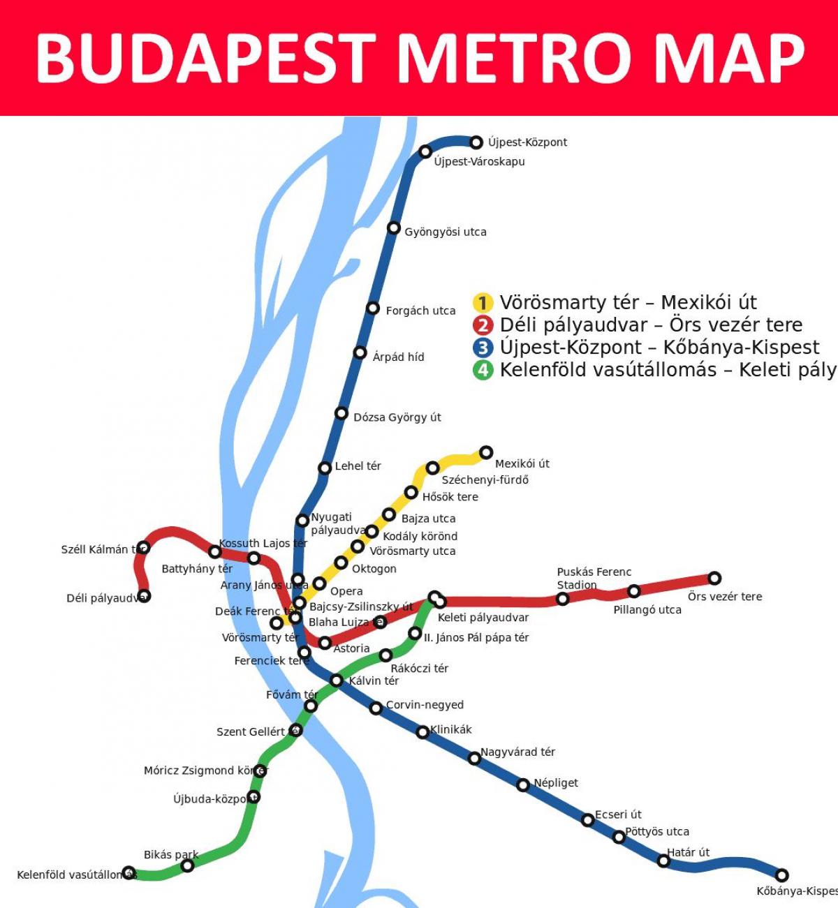 kaart budapest keleti