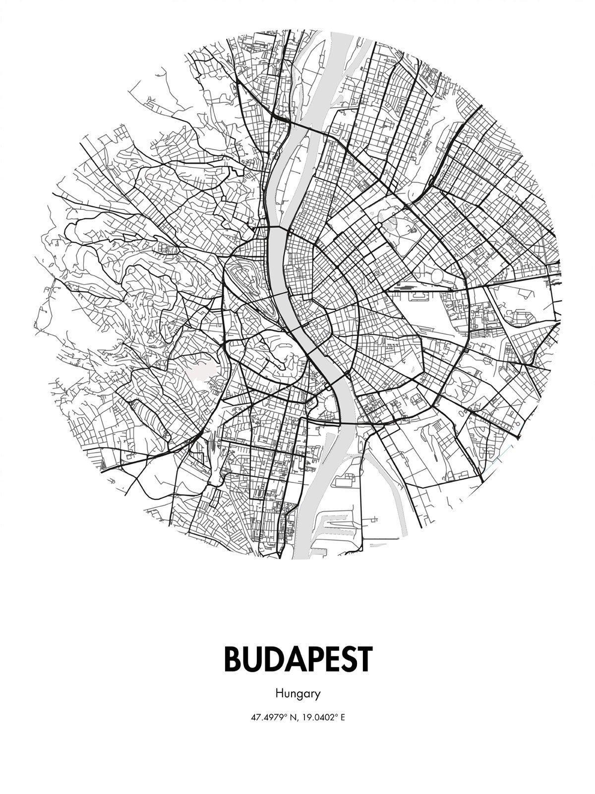 kaart budapest street art