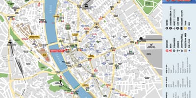 Jalgsi ekskursioon budapesti kaart